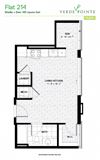 Flat 214 Floorplan Flat 214 Floorplan at Verde Pointe